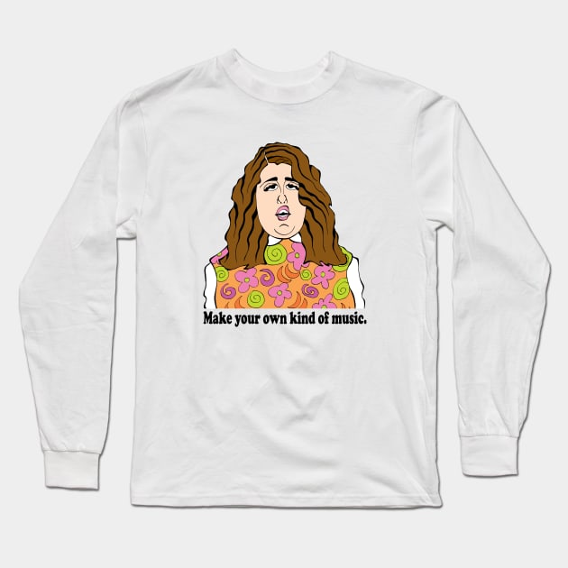 MAMA CASS FAN ART!! Long Sleeve T-Shirt by cartoonistguy